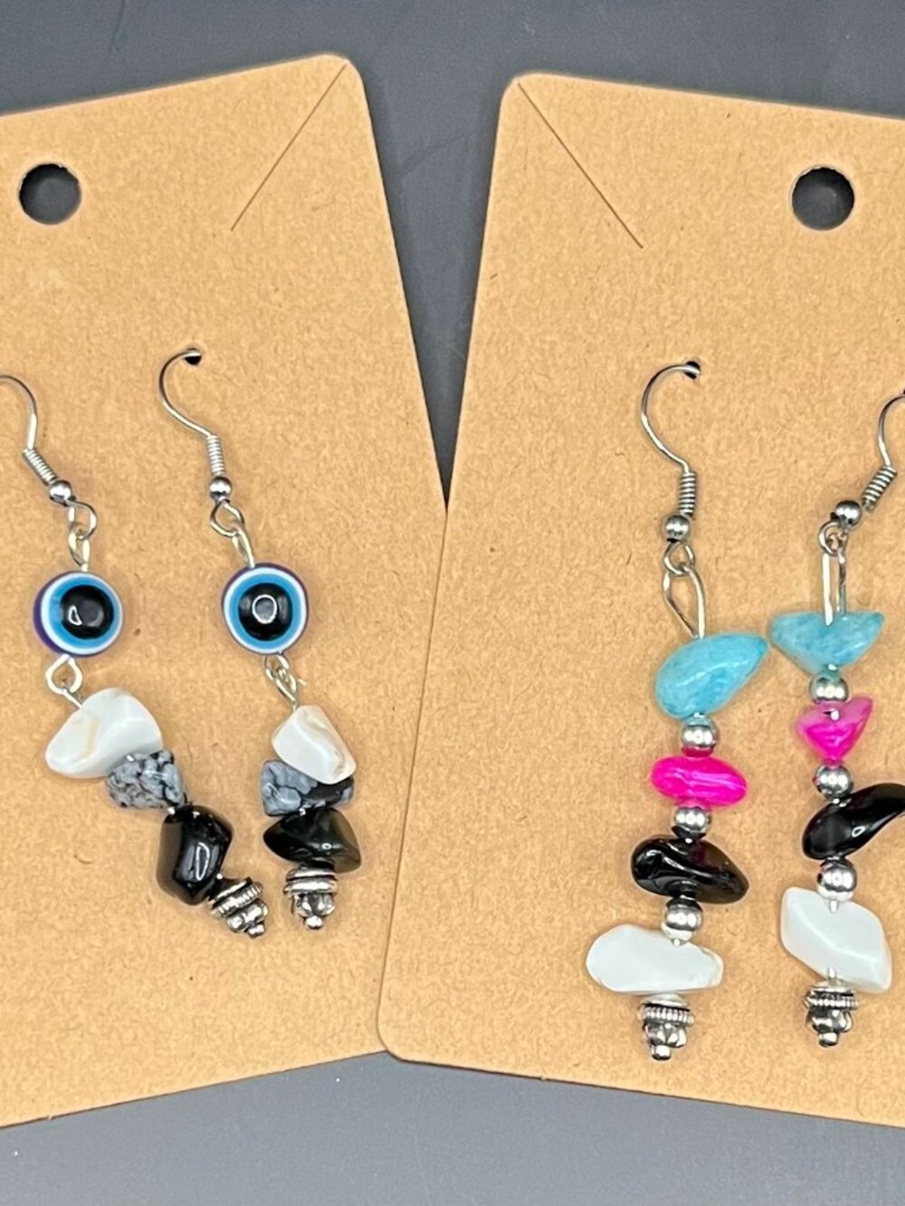 Handcrafted Crystal Earring Set #1 Cosmic Horizon Scorpio Cancer